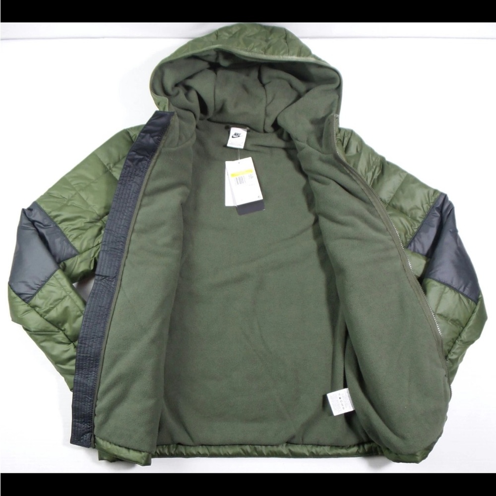 Nike 2022-23 Paris Saint-Germain Fleece Lined Hooded Jacket Size L DN3153-325 - Picture 3 of 6